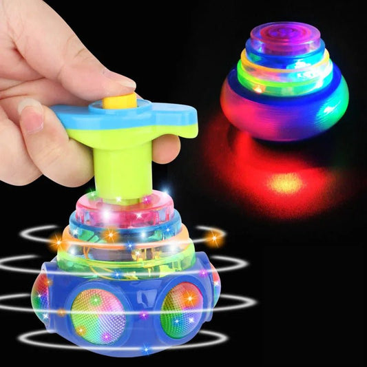 Leuchtender Kreiselspaß – Spielzeug mit Musik & Licht