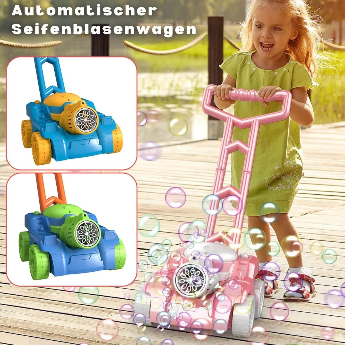 Magisches Seifenblasen-Auto – Vollautomatischer Spaß für draußen