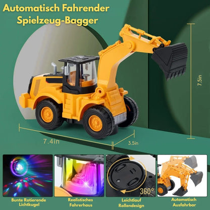 Tanzender Musik-Bagger für Kinder mit Lichtern & Sound