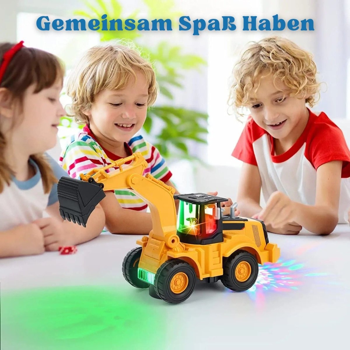 Tanzender Musik-Bagger für Kinder mit Lichtern & Sound